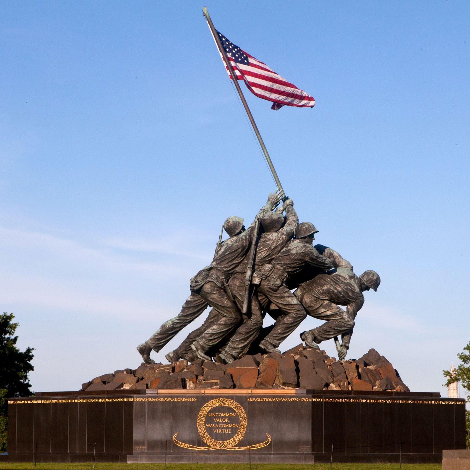 Iwo Jima Memorial in Arlington, VA